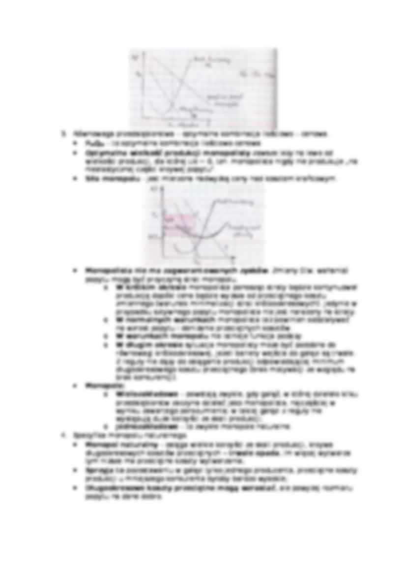 Decyzje produkcyjne pełnego monopolisty - strona 2