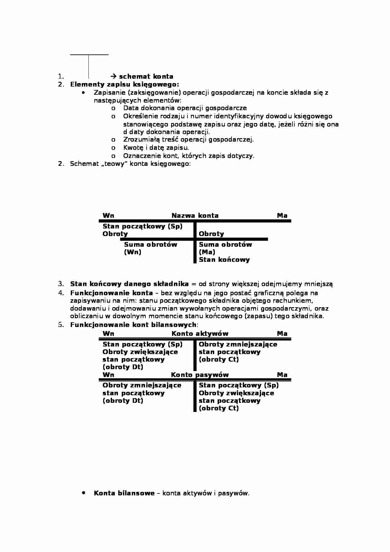 Konto księgowego - opracowanie - strona 1