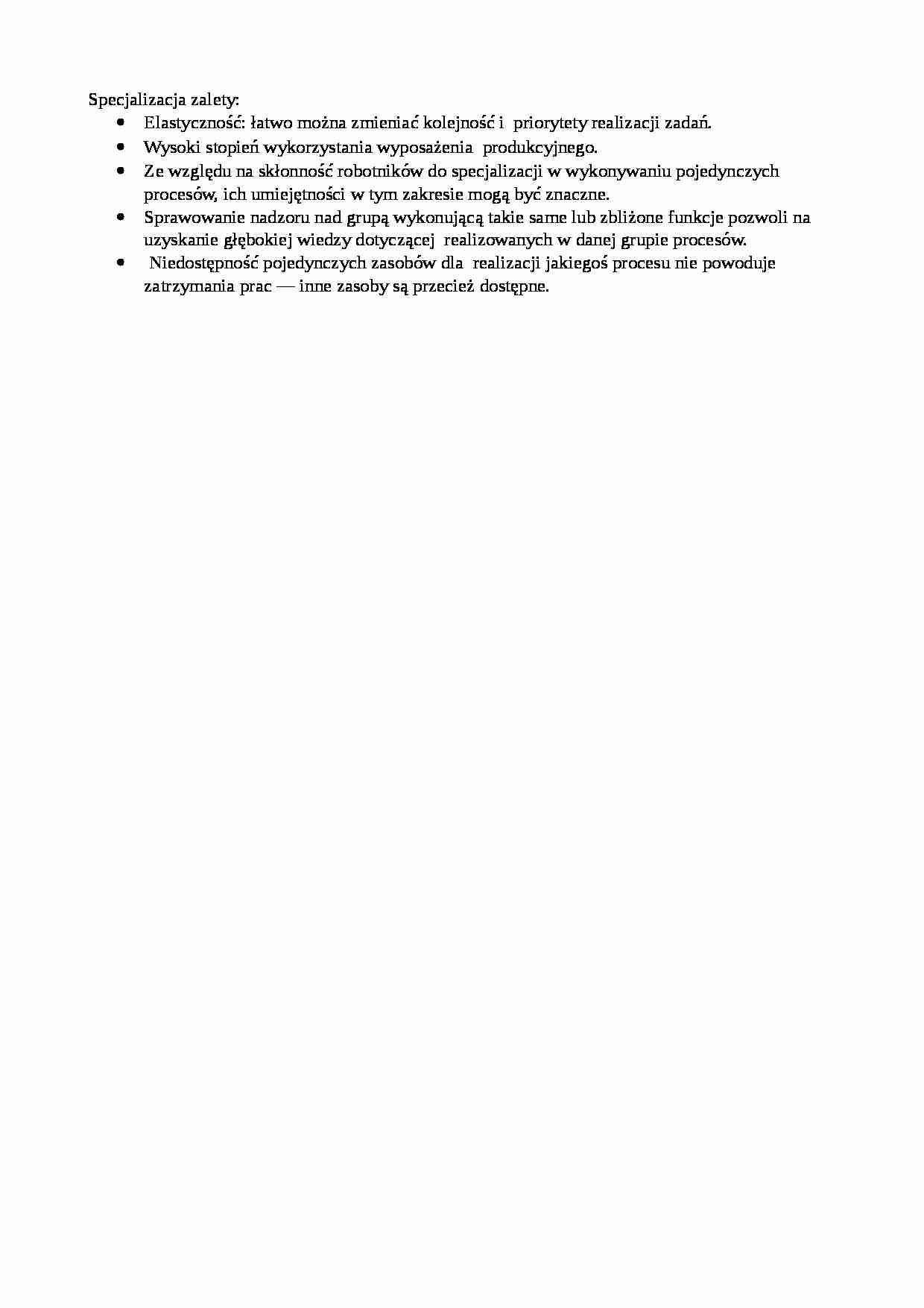 Obrona projektu- specjalizacja zalety - strona 1