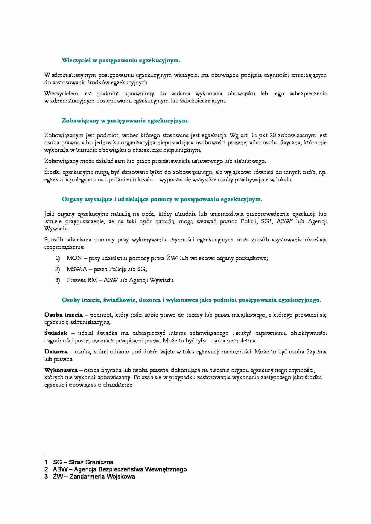 Wierzyciel, świadkowie i zobowiązany - strona 1