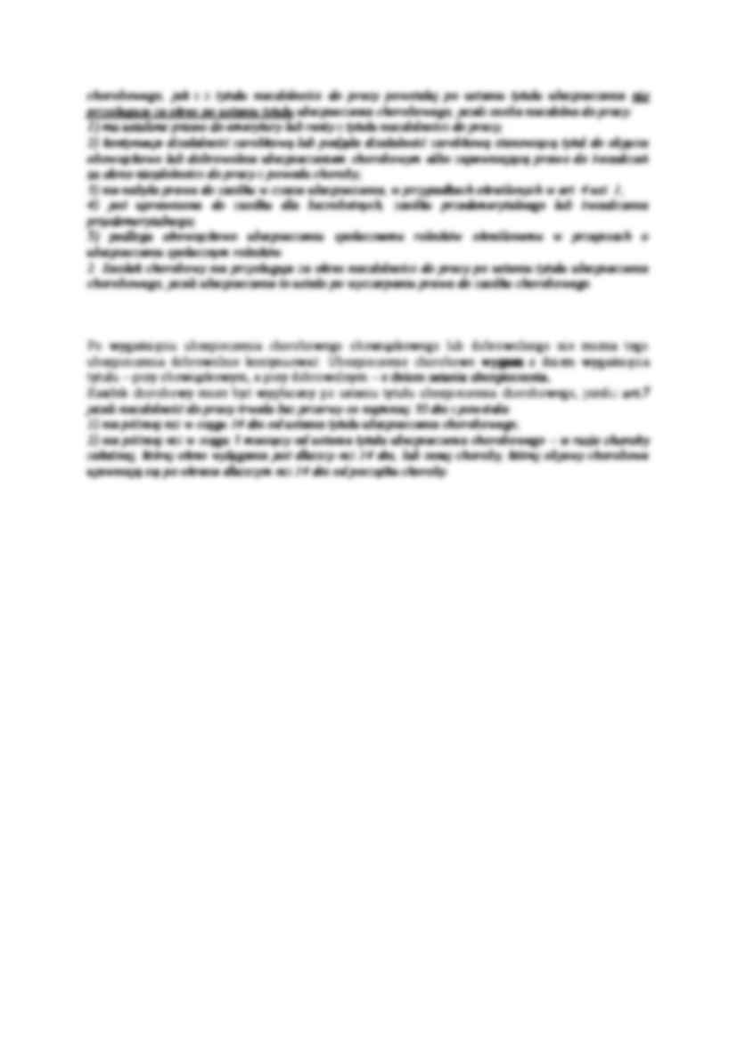 Brak prawa do zasiłóku chorobowego lub jego utrata - strona 2