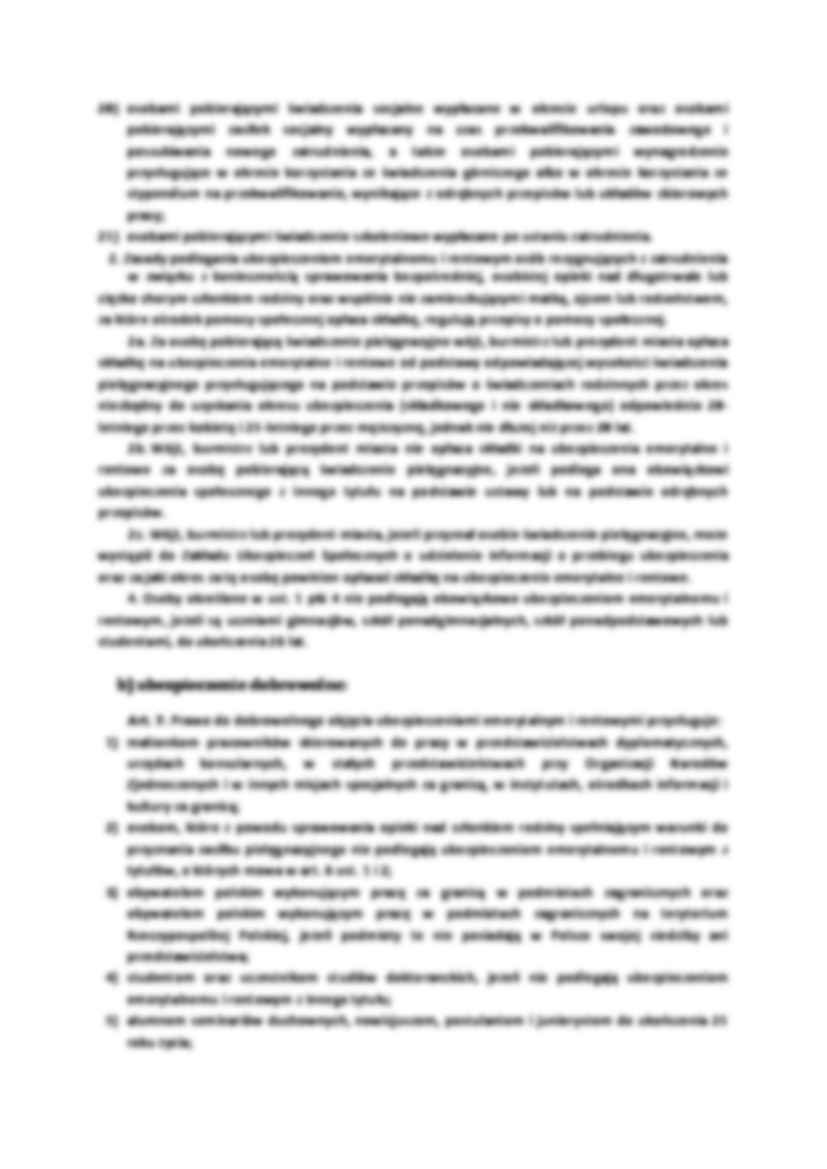 Zakres ubezpieczeń społecznych - strona 2