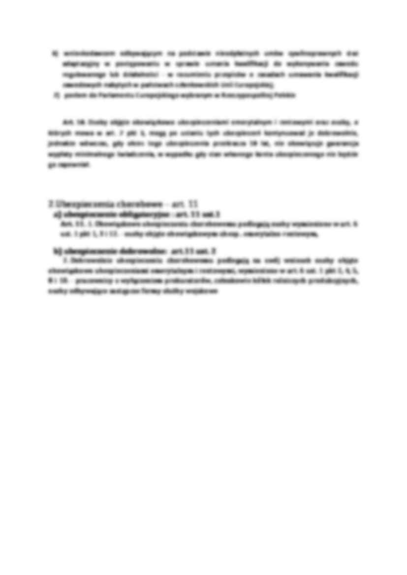 Zakres ubezpieczeń społecznych - strona 3