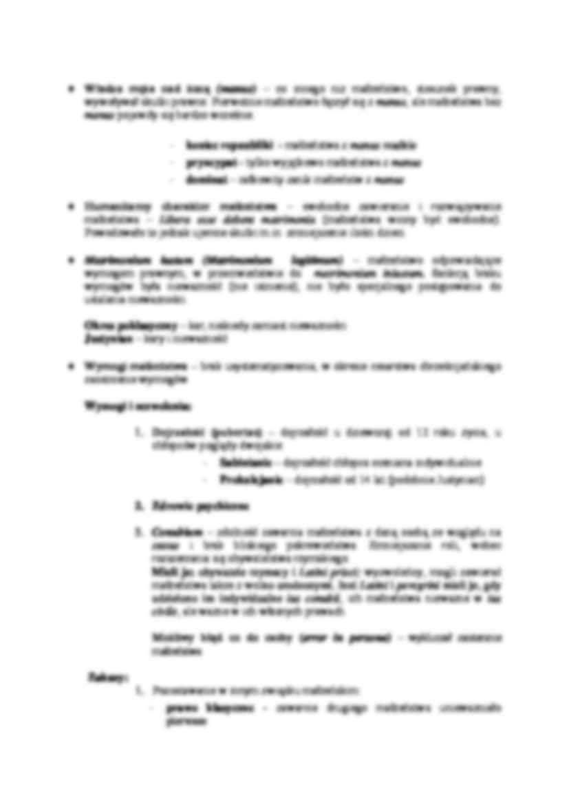 Prawo małżeńskie - wymogi, zawarcie, konkubinat. - strona 2