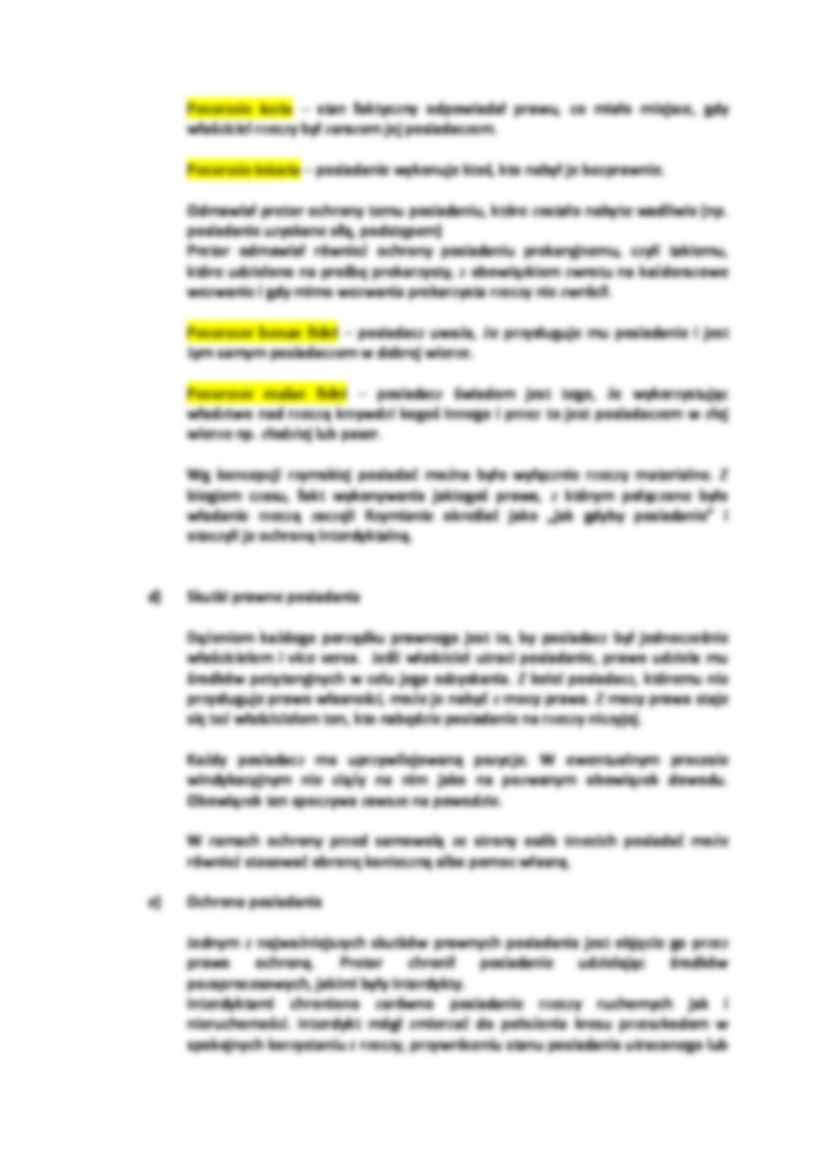 Posiadanie i dzierżenie. - strona 2