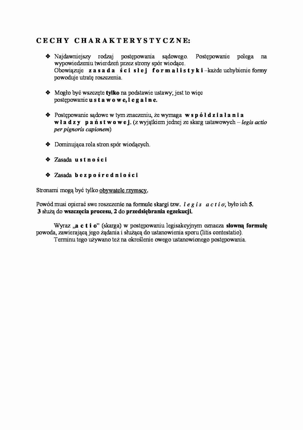 Proces legislacyjny - cechy charakterystyczne. - strona 1