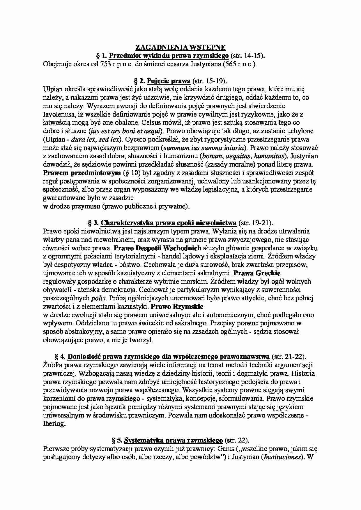 Pojęcie i charakterystyka prawa - wykład. - strona 1