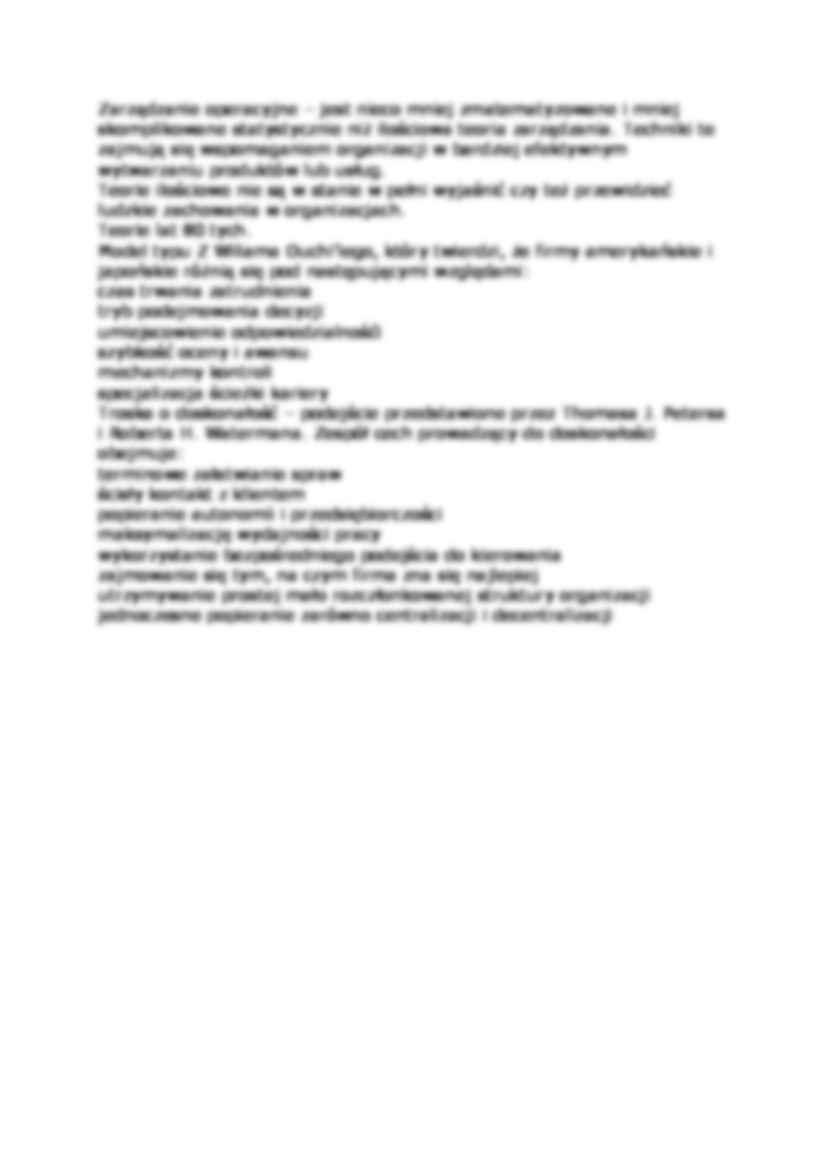 Ewolucja teorii zarządzania - strona 3