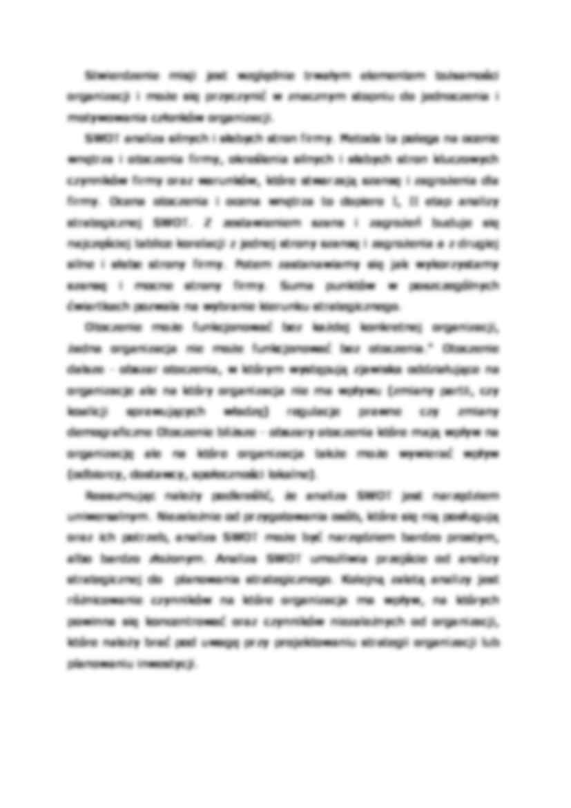 Hierarchia planów organizacji - strona 2