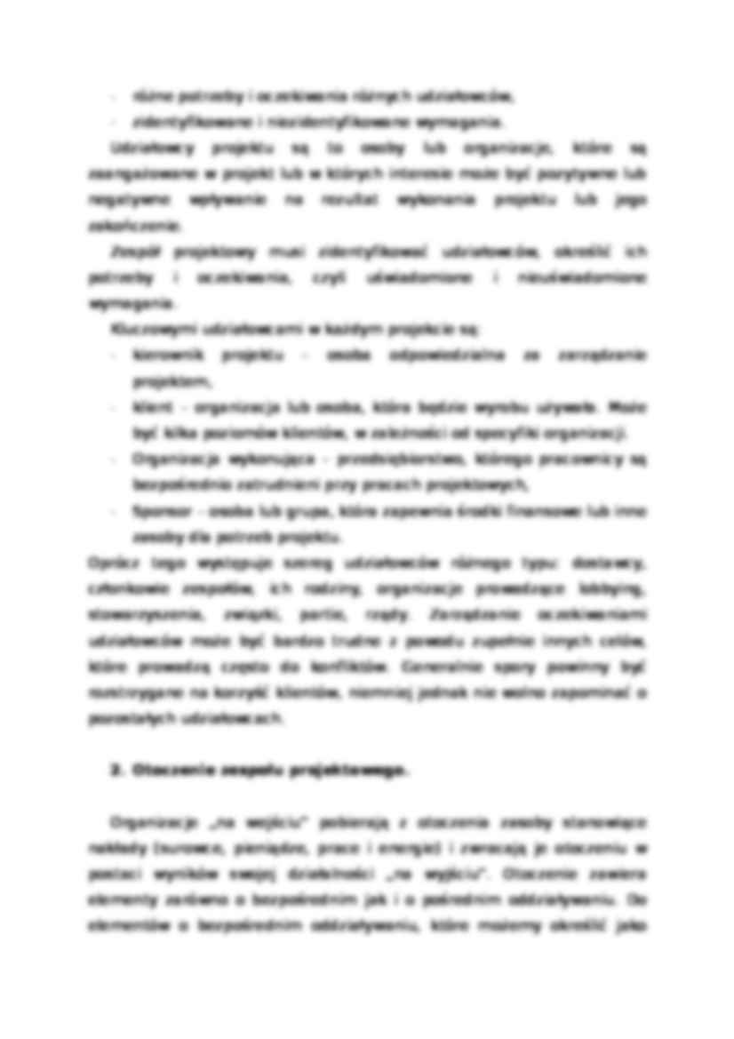 Rola udziałowców w zarządzaniu projektami - strona 3