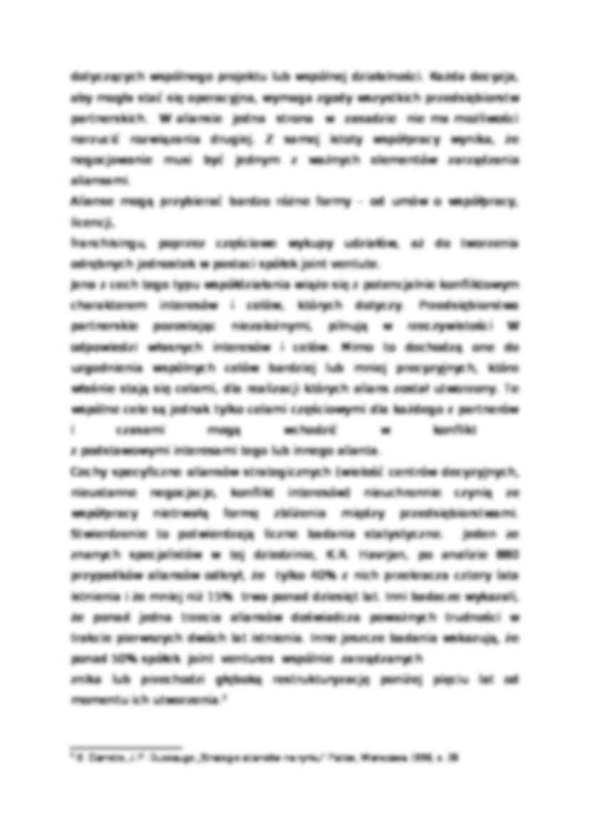 Omowienie aliansow strategicznych - strona 2