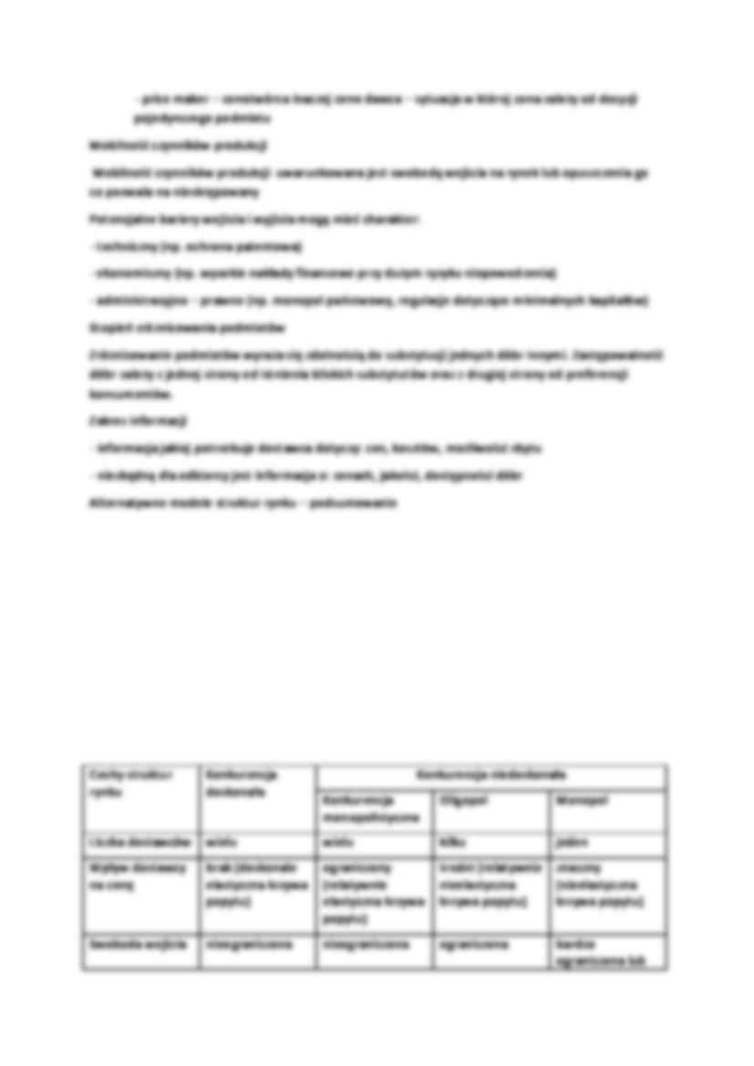 Alternatywne struktury rynku. - strona 2