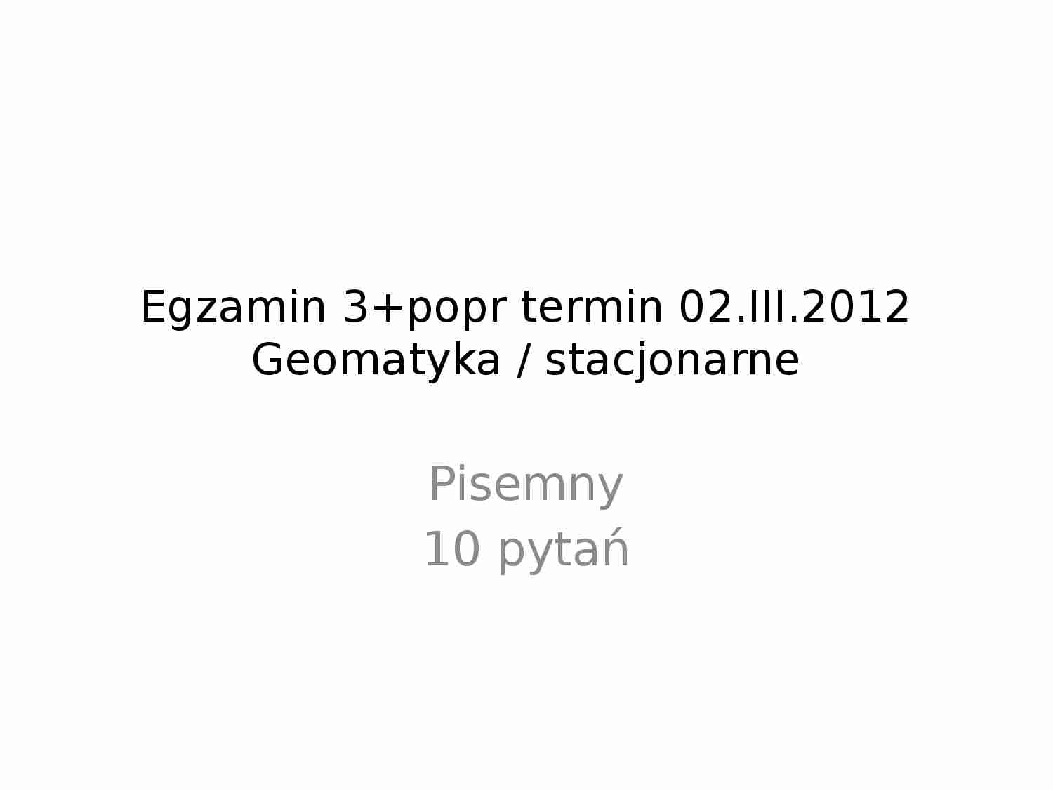 10 pytań na egzamin. - strona 1