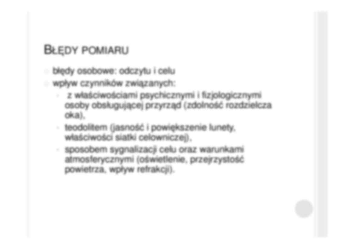 Błedy pomiaru i badanie konstrukcji sieci - strona 3