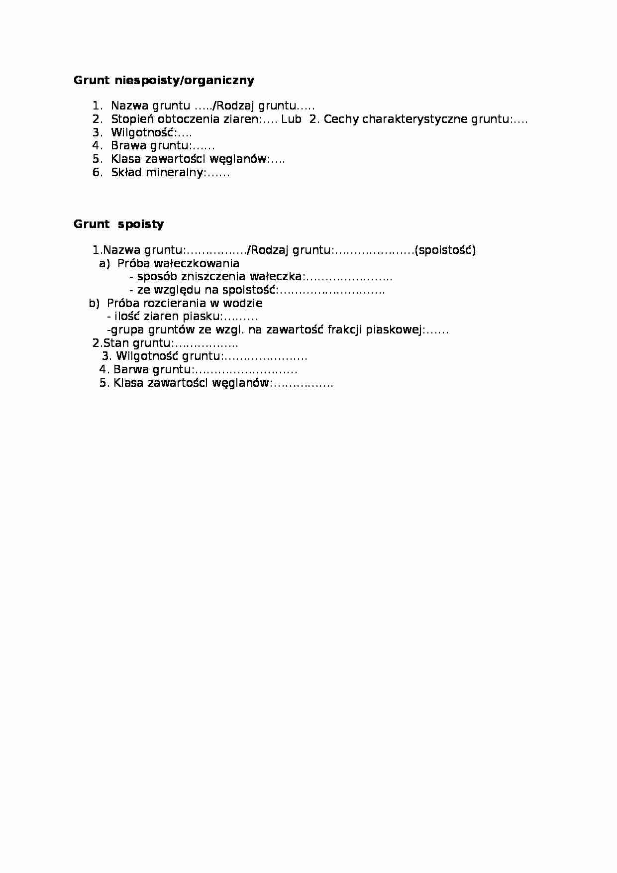 Formularz do analizy makroskopowej - strona 1