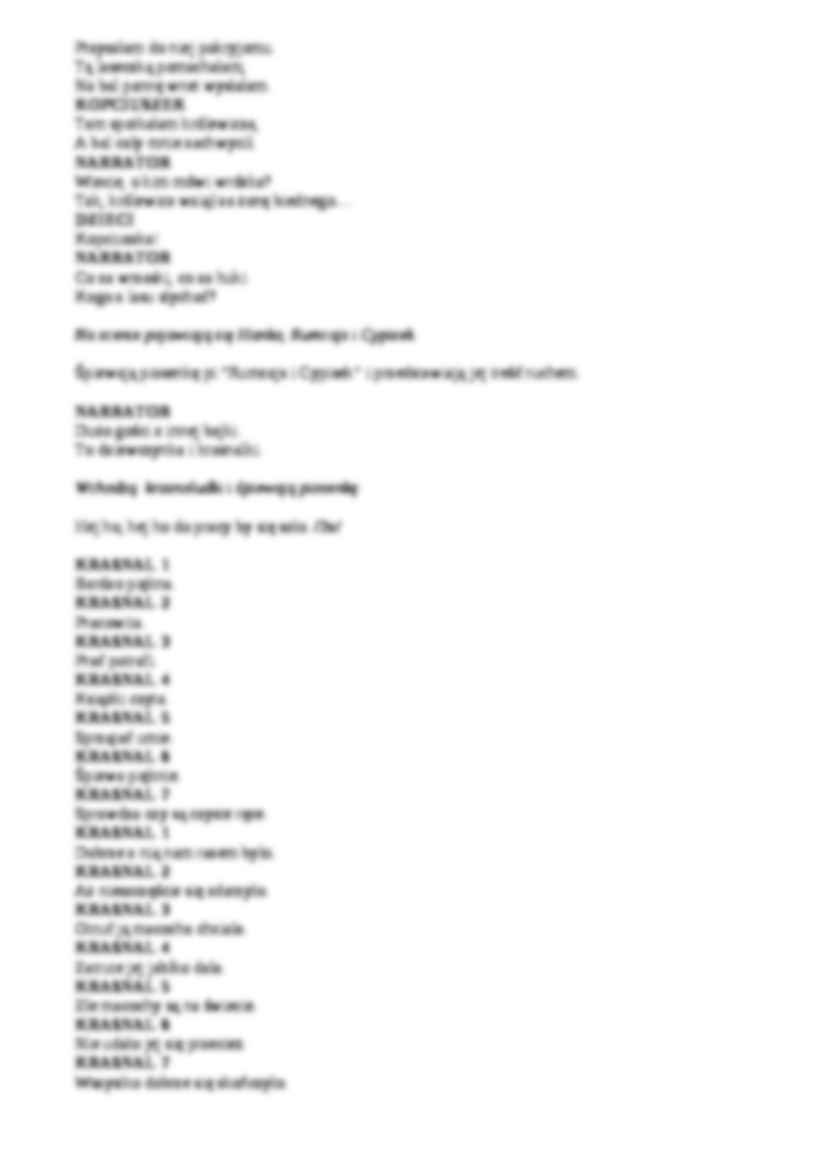 Scenariusz inscenizacji pt. „Spotkanie bajek” - strona 2