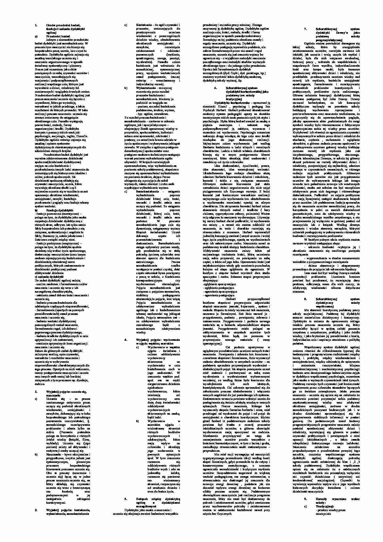 Dydaktyka w pigułce - strona 1