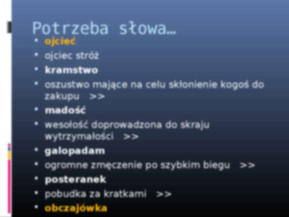 Poprawność leksykalna-prezentacja - strona 2