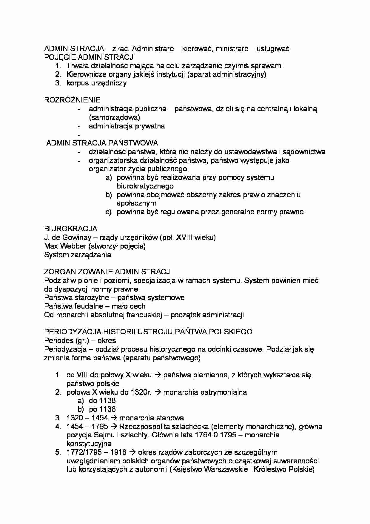 Periodyzacja historii ustroju państwa polskiego - strona 1