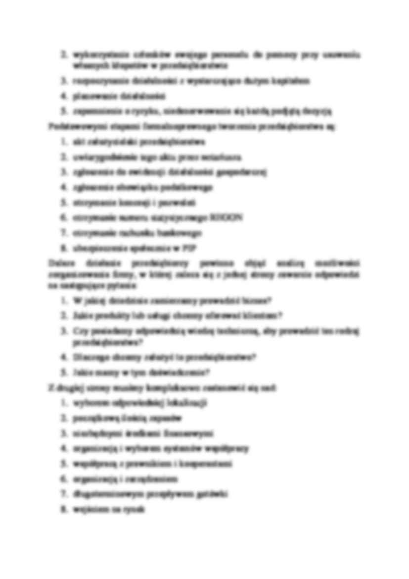 Ocena umiejętności przedsiębiorcy - strona 2