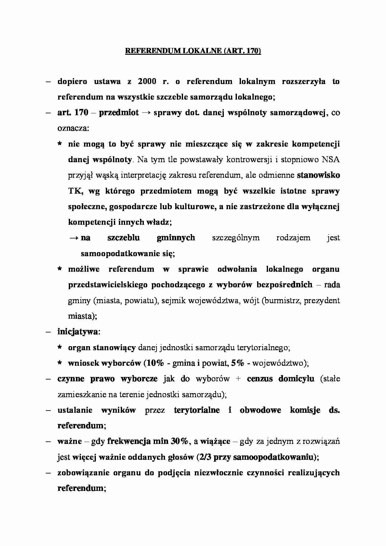 Referendum lokalne - Rada gminy - strona 1