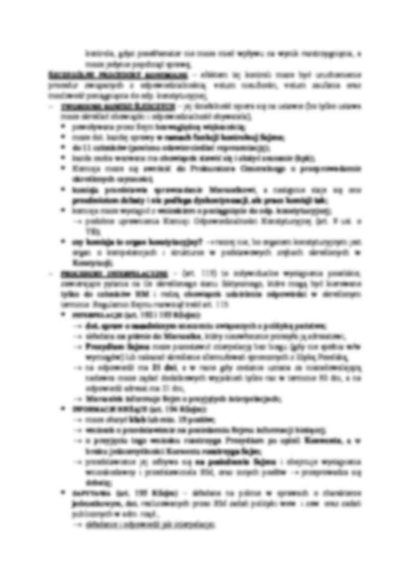 Funkcja kontrolna parlamentu. - strona 2