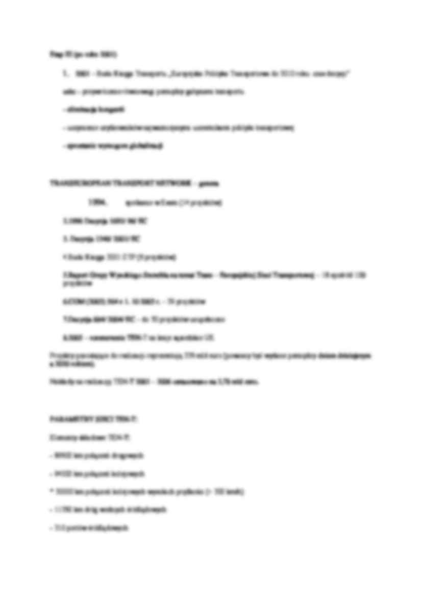 Europejska polityka transportu - strona 2