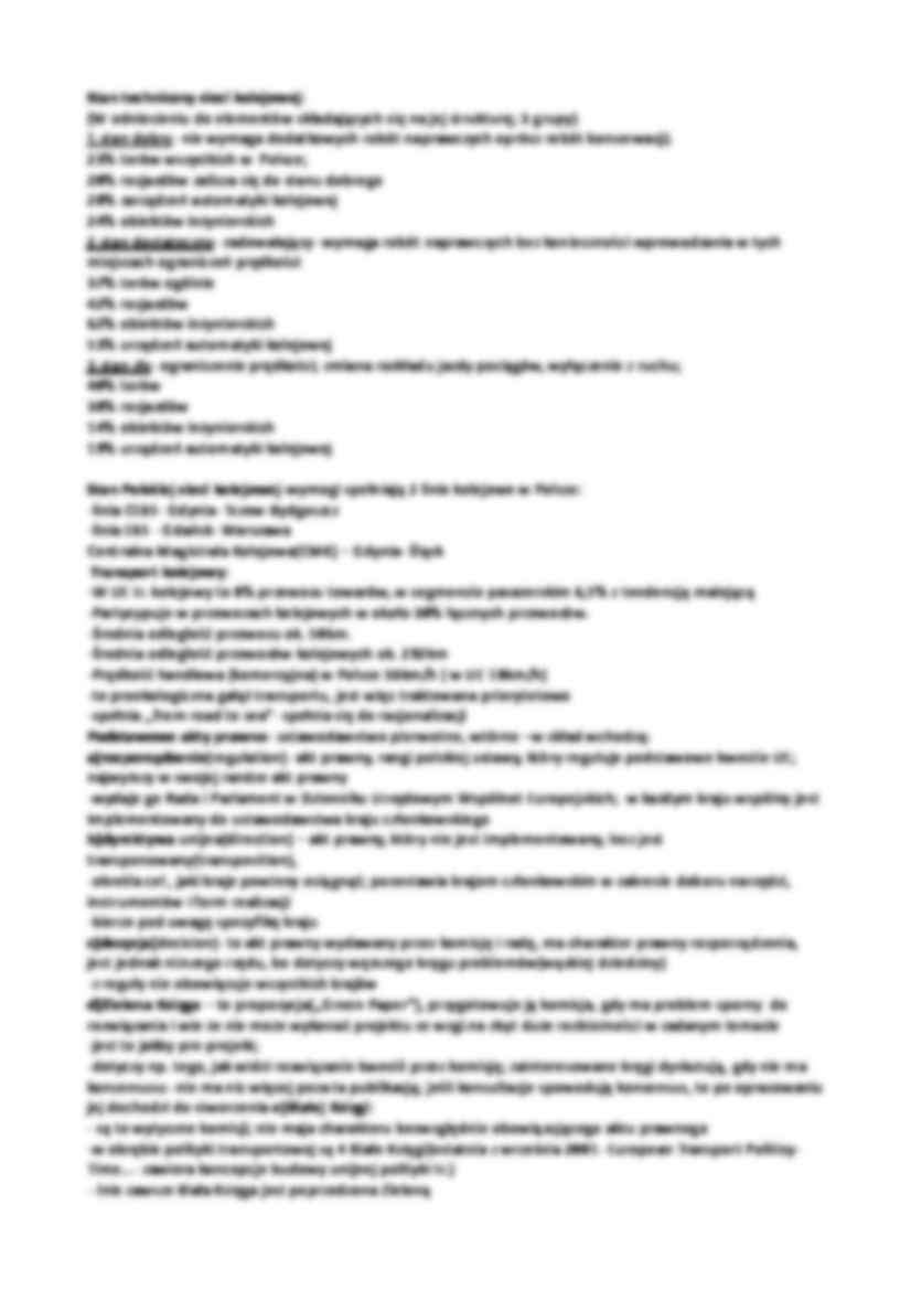 Układ sieci kolejowej w Polsce - strona 2