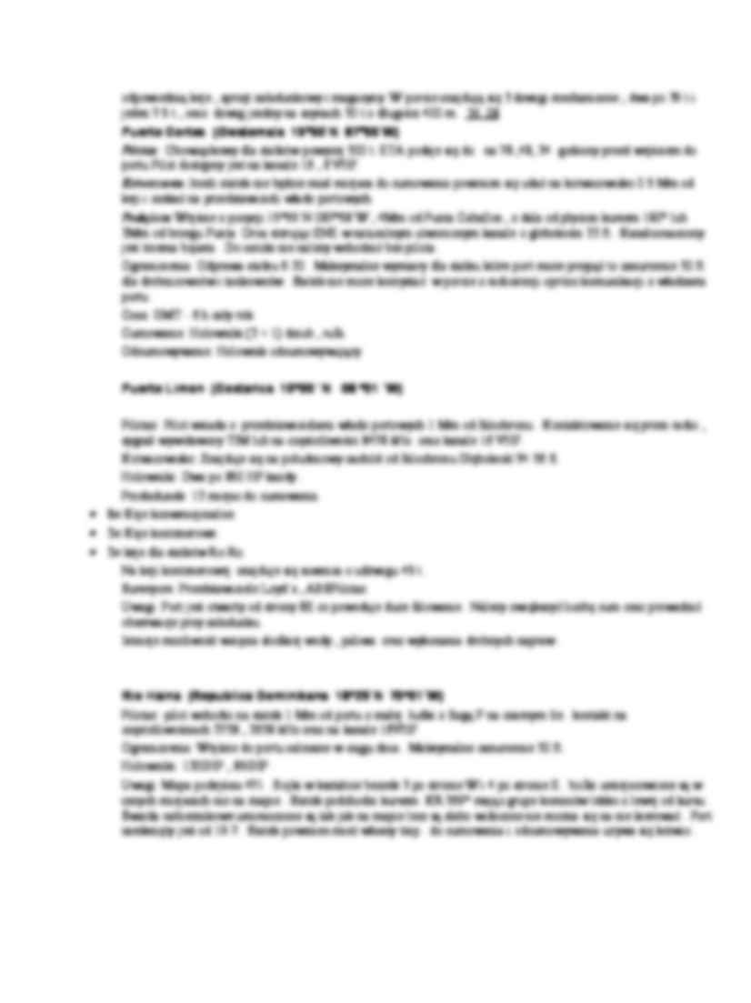 Charakterystyka nawigacyjna portów - strona 2