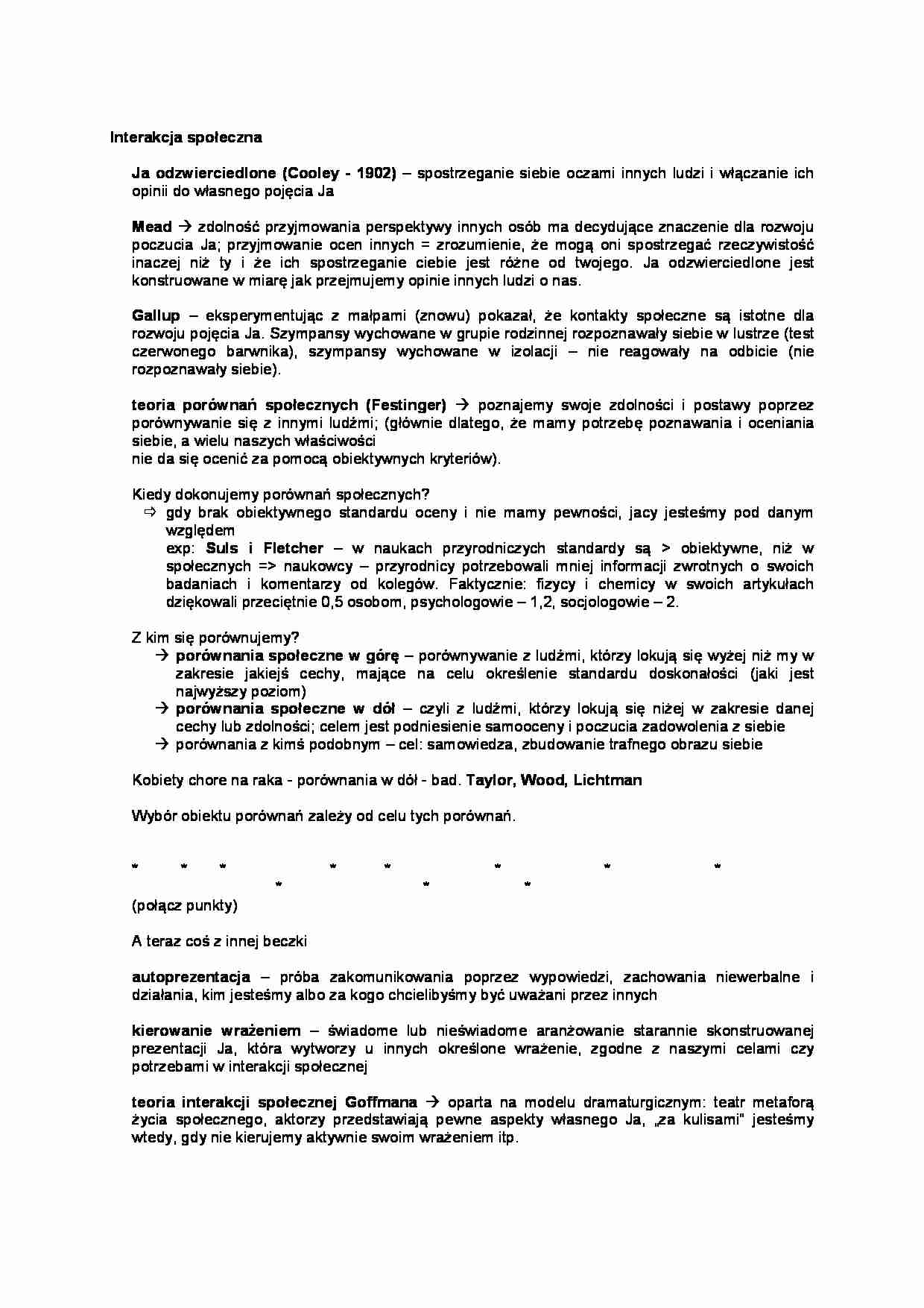 Interakcja społeczna - Gallup  - strona 1