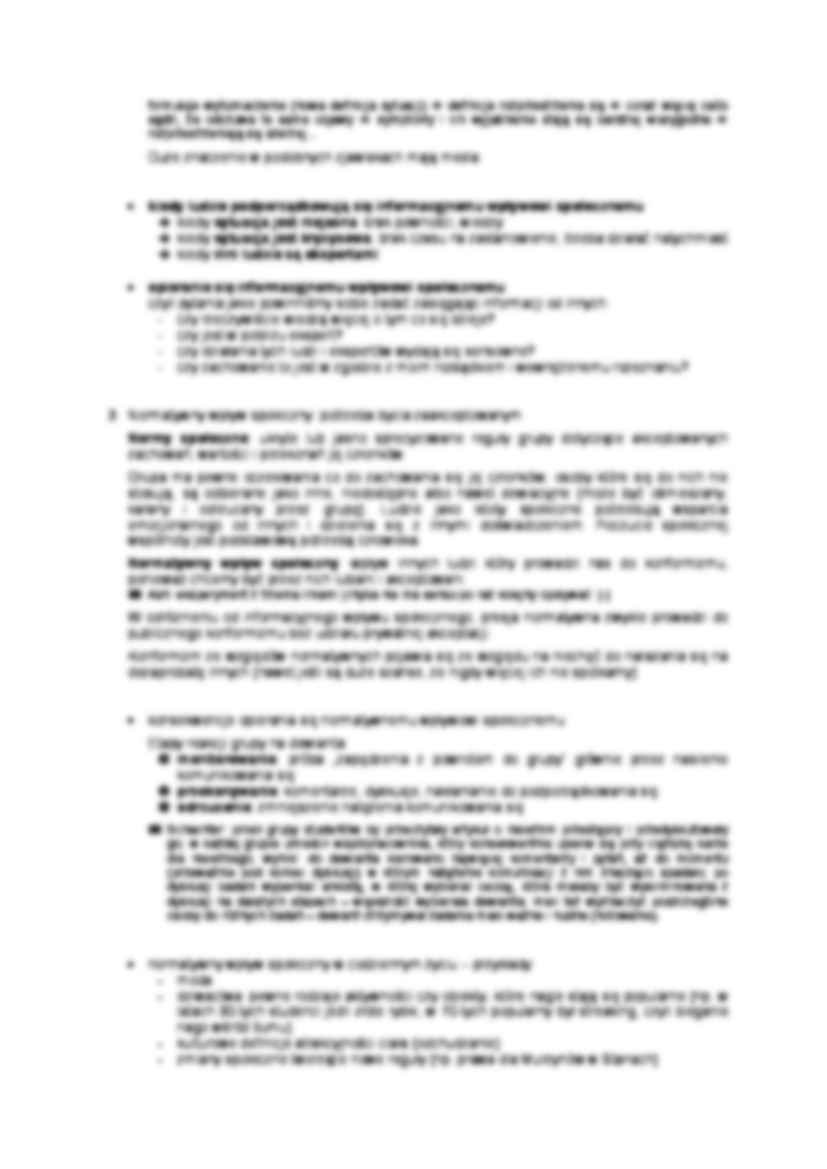 Konformizm - Informacyjny wpływ społeczny - strona 2