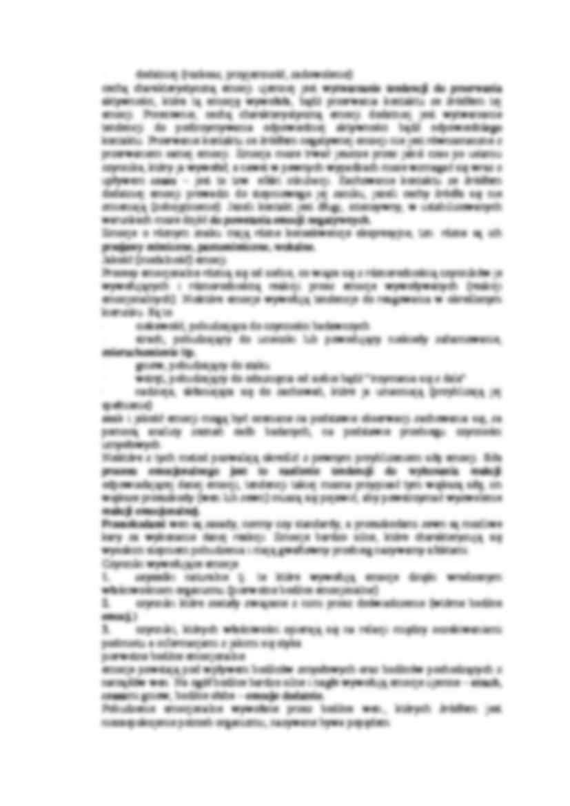 Emocje - Rola emocji - strona 2