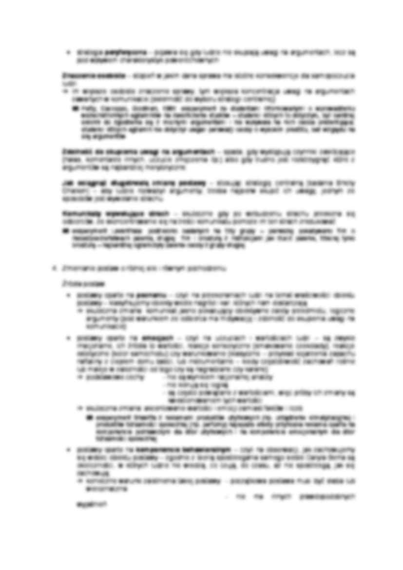 Postawy i zmiana postaw - Efekt pierwszeństwa - strona 2