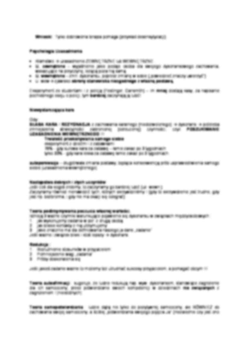 Dysonans poznawczy a potrzeba podtrzymywania samooceny - strona 2