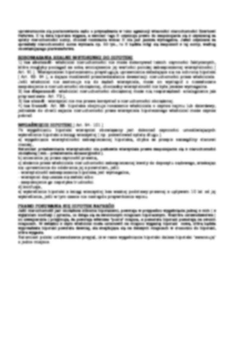 HIPOTEKA - ZOBOWIĄZANIA REALNE - strona 3