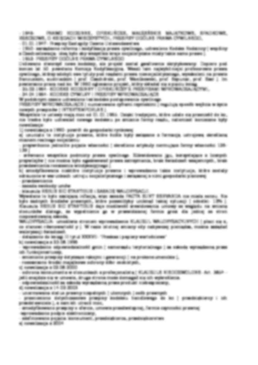 Historia źródeł polskiego prawa cywilnego - strona 2