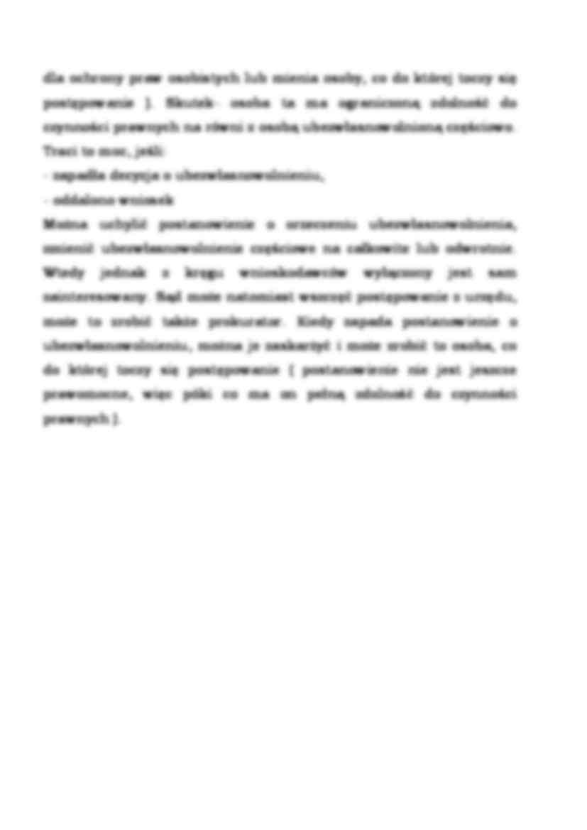 Procedura ubezwłasnowolnienia - strona 2