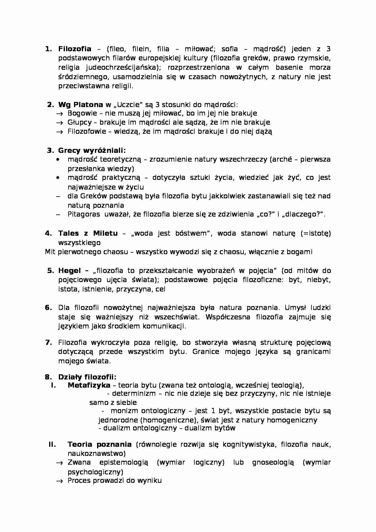 Wstęp do filozofii - strona 1