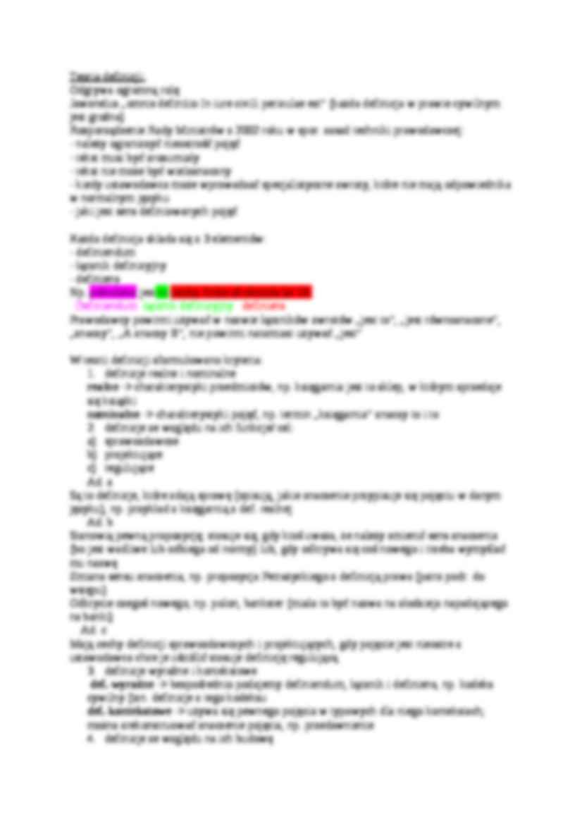 Logika prawnicza - skrypt. - strona 2