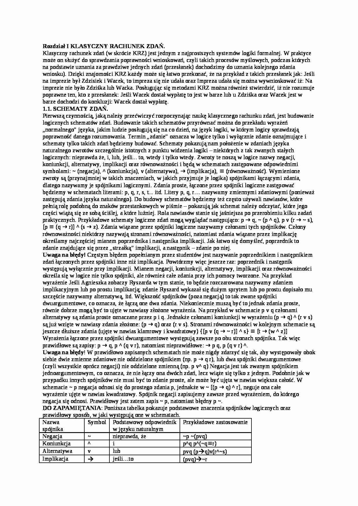 Logika prawnicza - kompedium - strona 1
