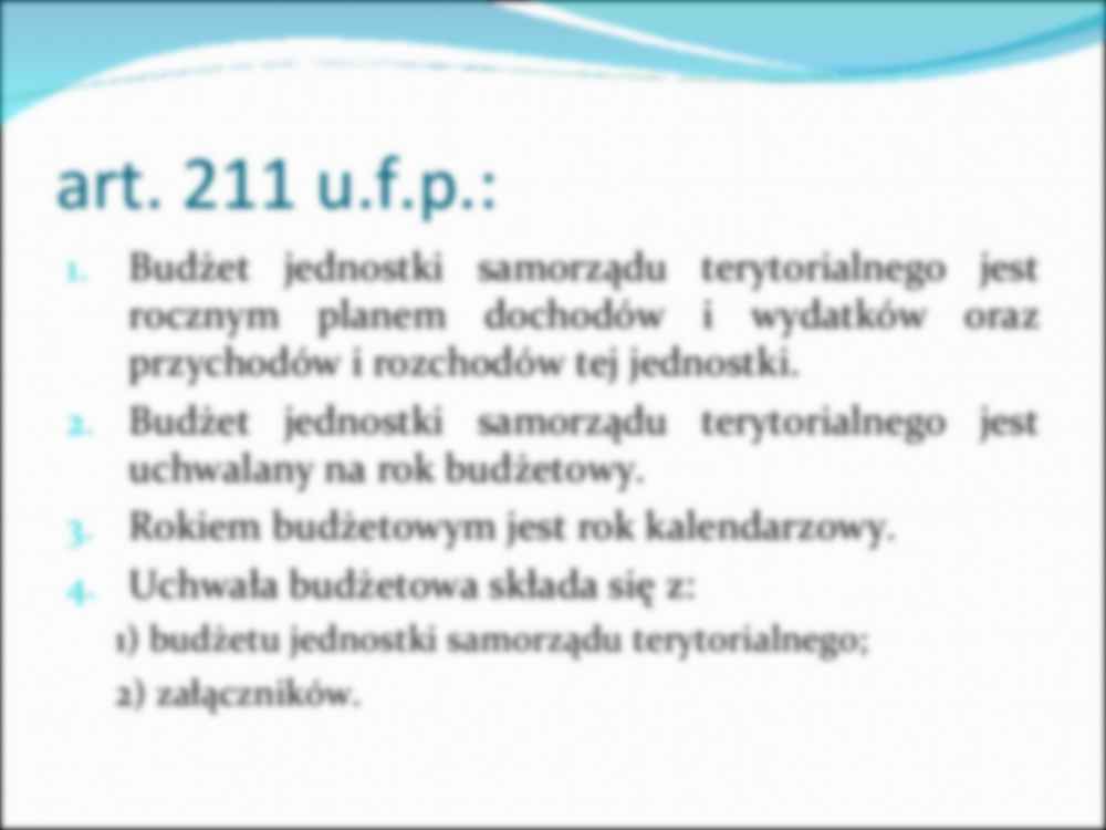 Budżet jednostki samorządu terytorialnego - strona 2