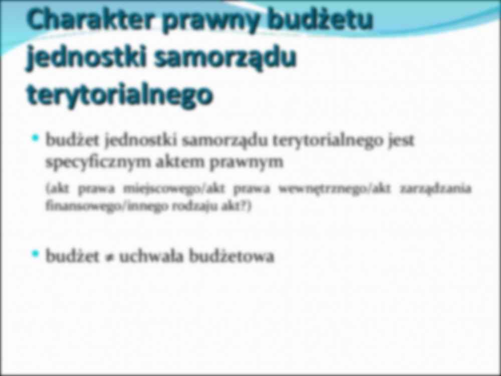 Budżet jednostki samorządu terytorialnego - strona 3