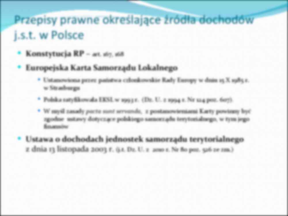 Dochody jednostek samorządu terytorialnego -  Przepisy prawne - strona 2