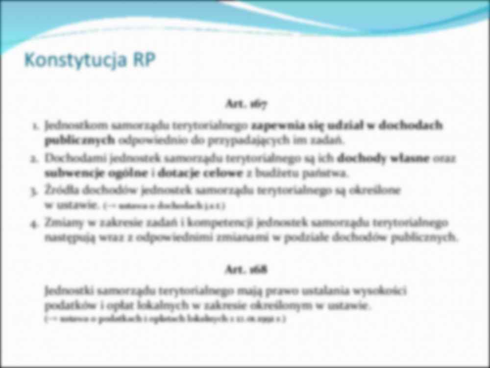 Dochody jednostek samorządu terytorialnego -  Przepisy prawne - strona 3
