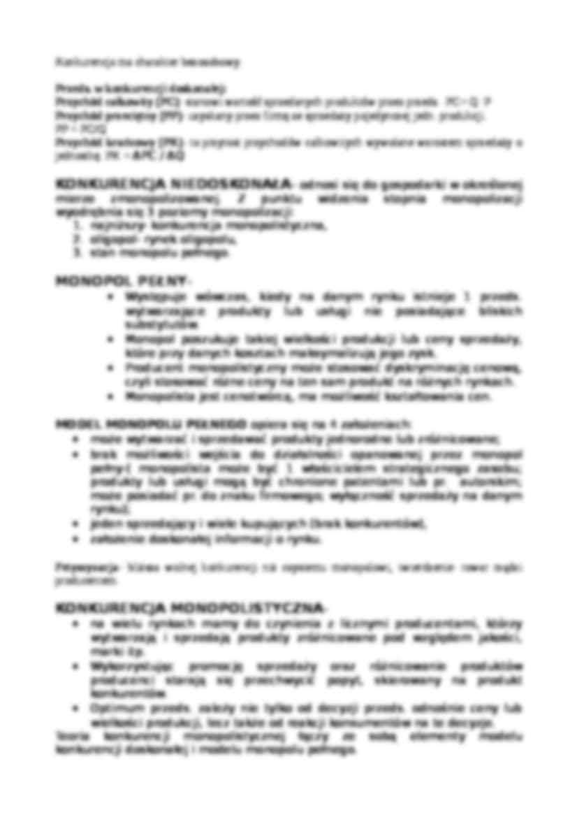 Wybrane zagadnienia z mikroekonomii. - strona 2