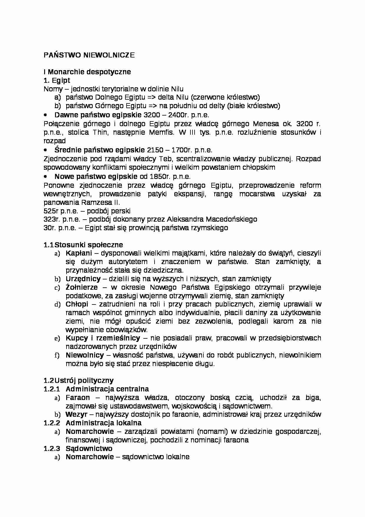 Państwo niewolnicze. - strona 1