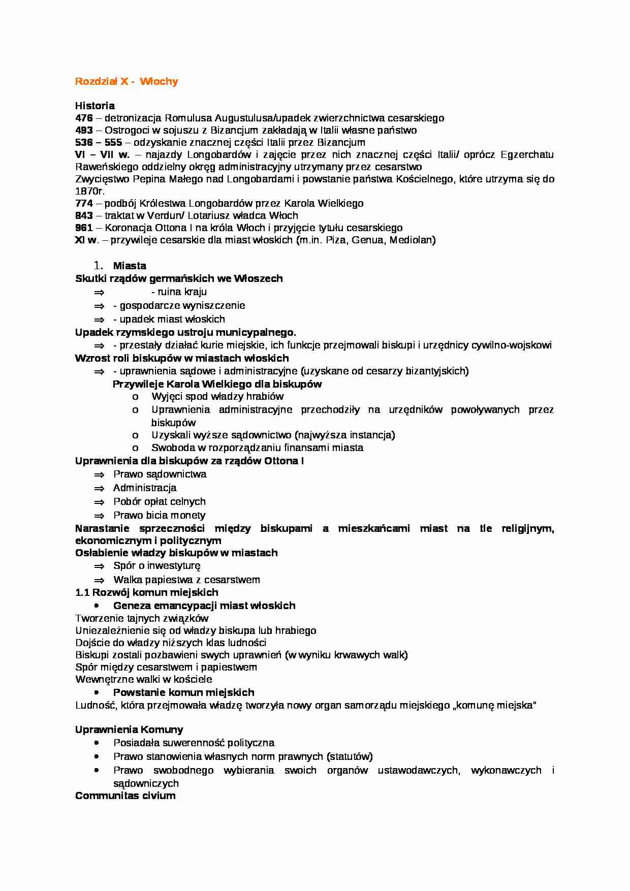 Włochy - omówienie - strona 1