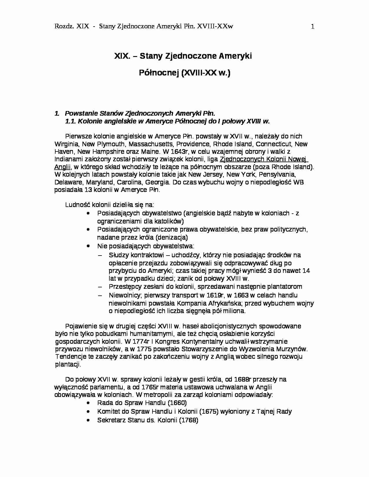 Stany Zjednoczone Ameryki. - strona 1