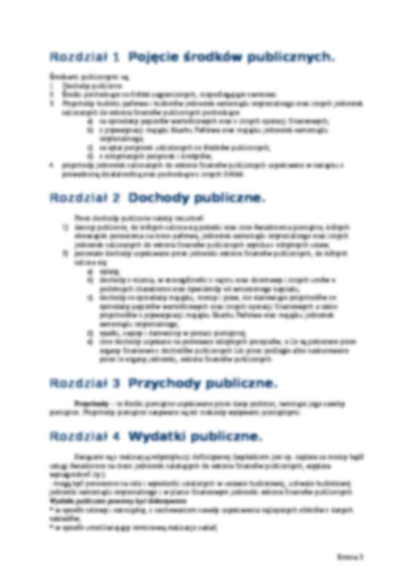 Prawo finansów publicznych - skrypt - strona 3