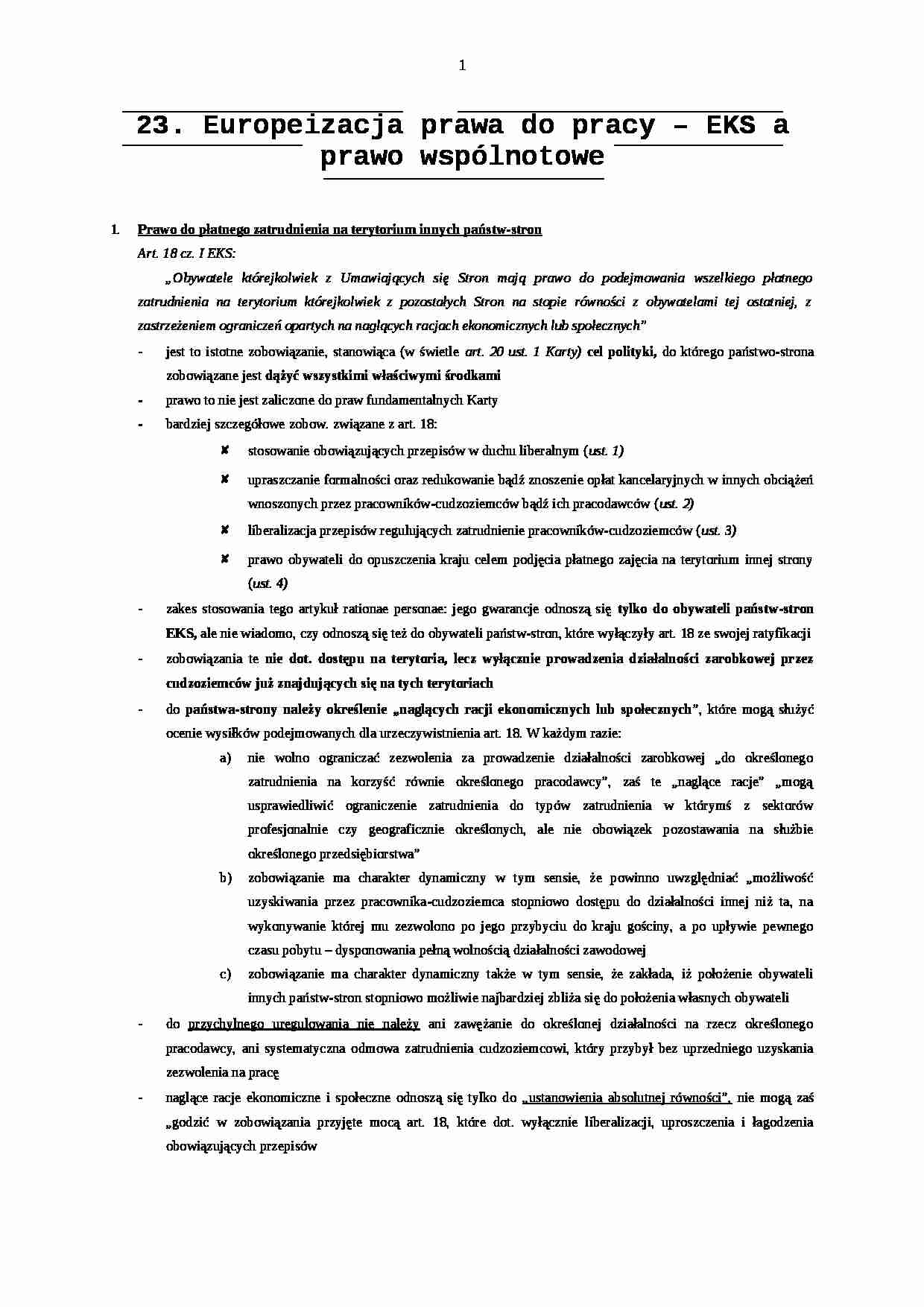 Europeizacja prawa - strona 1